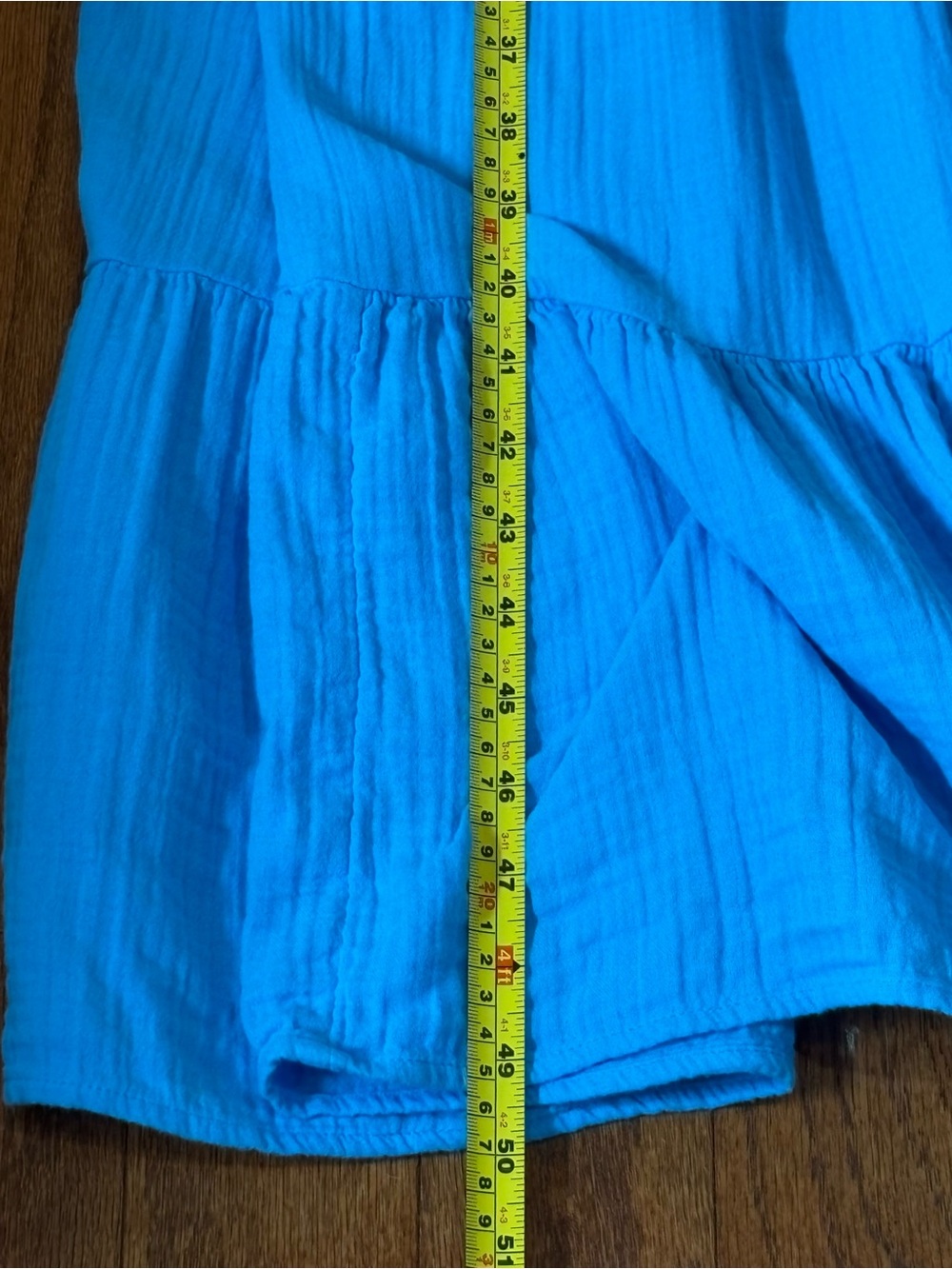 GAP Maxi Dress-Cotton Sky Blue-XXL - Picture 8 of 9